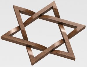 Solidworks Knotted Star of David